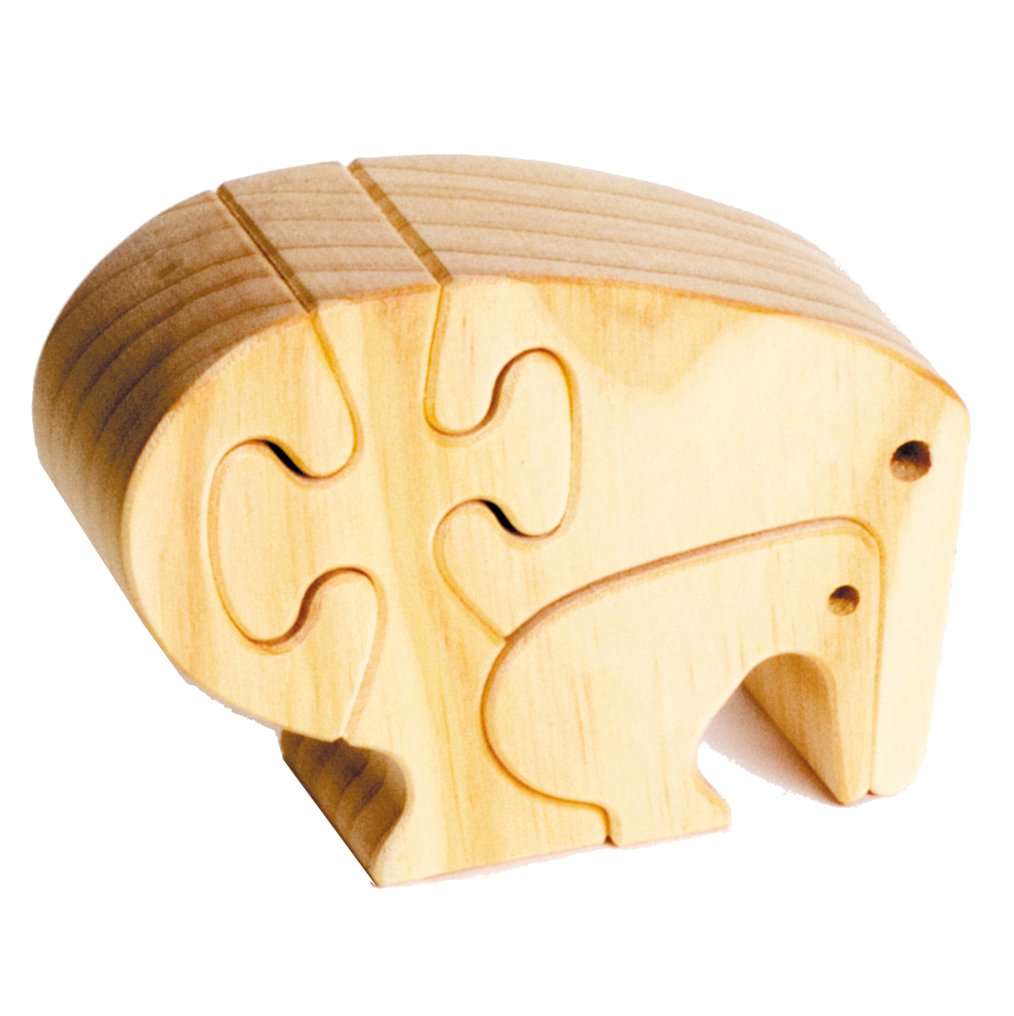 Kiwi Family Chunky Puzzle Natural TT-00421