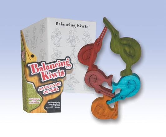 TARATA Slim Balancing Kiwis - Colour SCBA1001
SMALLER and THINNER than the standard BALANCING ANIMALS