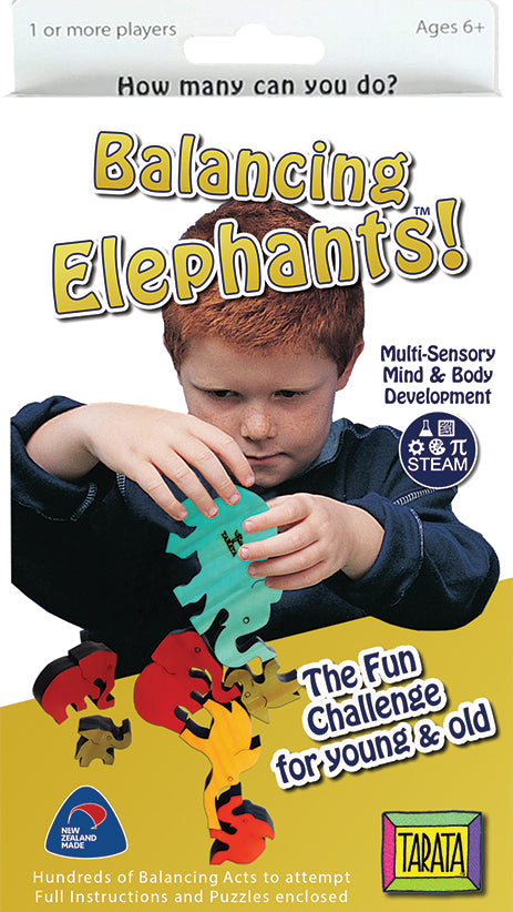 Balancing Act Elephants Puzzle/Game- Colour TT-SCBA1002