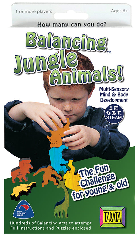 Balancing Act Jungle Animals Puzzle/Game - Colour TT-SCBA1011