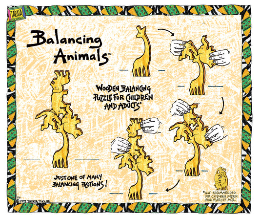 Balancing Jungle Animals Puzzle/Game - Colour (G) TT-CBA1011G