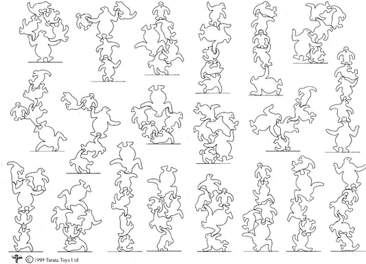 Balancing Penguins Puzzle/Game - Colour (G) TT-CBA1012G