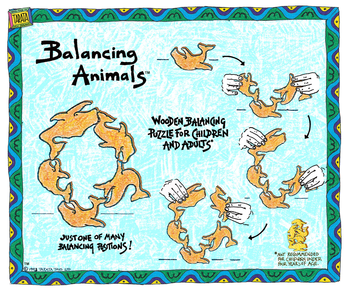 Balancing Whales Puzzle/Game - Colour (G) TT-CBA1006G