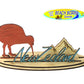 TARATA Beach Board - New Zealand Kiwi Surfboard
Kiwi Lg
Mountain Sm
New Zealand

Colours may vary