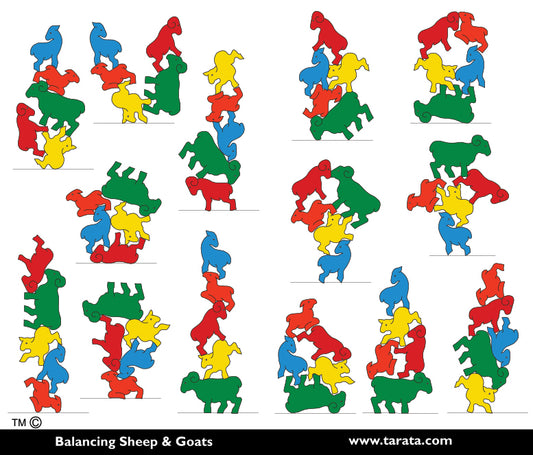 Balancing Sheep Puzzle/Game - Colour (G) TT-CBA1009G