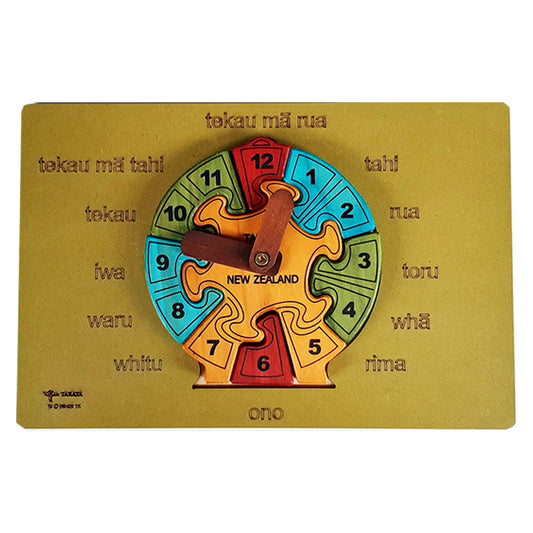 Clock Tray Puzzle - Te Reo TT-04412