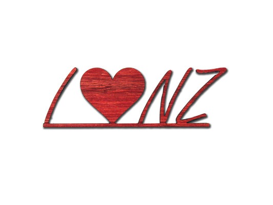 TARATA I "Heart" NZ (BB) Beach Board - Words/Phrase
Colours may vary
Approx Size 110 x 40mm
Made in NZ from Bamboo Ply