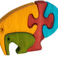 TARATA Slim Kiwi Family - Colour A beautiful puzzle for younger children.  Made from untreated NZ Pine & non-toxic colours