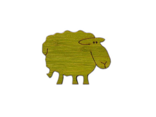 TARATA Sheep - Small (BB) Beach Board Icon
Colours may vary
Small Approx Size 50 x 40mm

Made in NZ from Bamboo Ply
