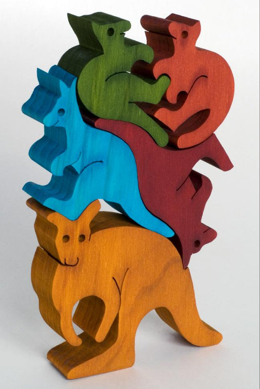 Balancing Kangaroos Puzzle/Game - Colour (G) TT-CBA1003G