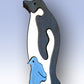 TARATA Antarctic Penguin A beautiful puzzle for younger children.  Made from untreated NZ Pine