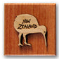 TARATA Kiwi Block Magnet Made in New Zealand 
Bamboo Kiwi on solid native timber block
made from Rimu or Beech

