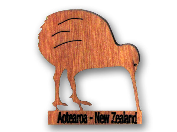 TARATA Kiwi Magnet - Natives Made in New Zealand from solid native timbers like Rimu or Beech