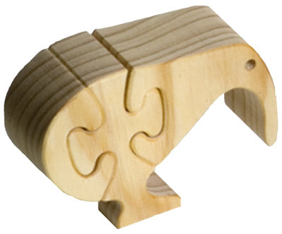 TARATA Large Kiwi A beautiful puzzle for younger children.  Made from untreated NZ Pine