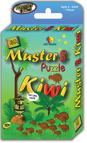 TARATA Muster 8 Kiwi Puzzle/Game Can you gather the Kiwis
