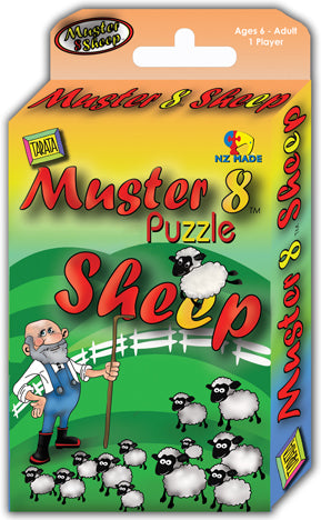 TARATA Muster 8 Sheep Puzzle/Game Can you muster the sheep together