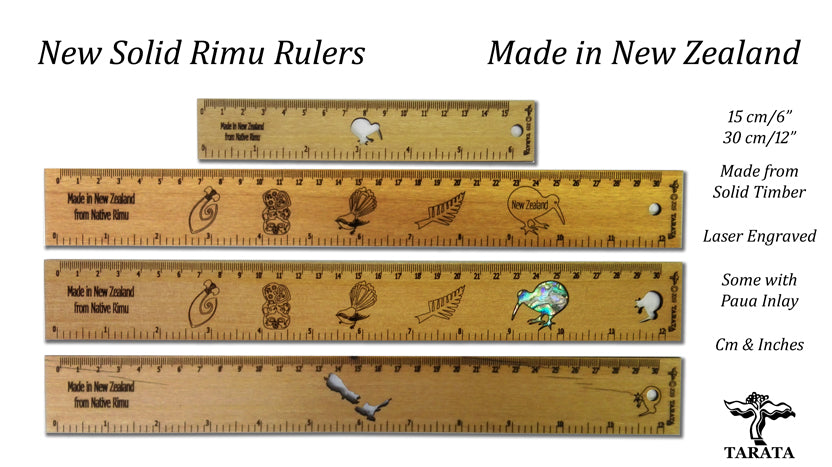 Ruler - NZ Made from Native Rimu – Toys Puzzles Games