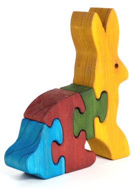 Large Rabbit Chunky Puzzle - Colour           TT-C00416
